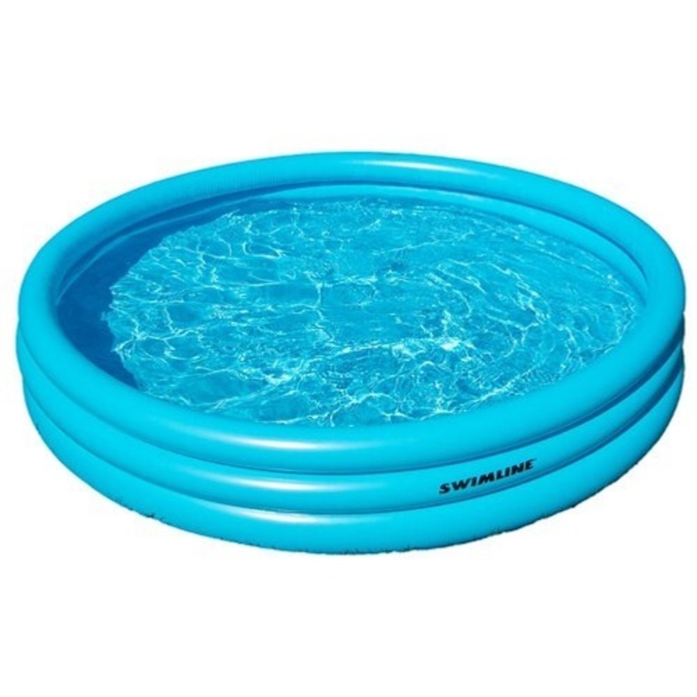 Swimline 3-Ring Wading Pool - 60" Diameter, Easy Setup & Heavy-Duty Vinyl